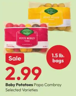 Stater Bros Baby Potatoes offer
