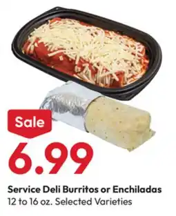 Stater Bros Service Deli Burritos or Enchiladas offer