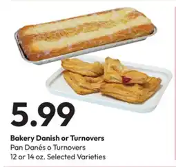 Stater Bros Danish or Turnovers offer