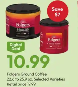 Stater Bros Folgers Ground Coffee offer