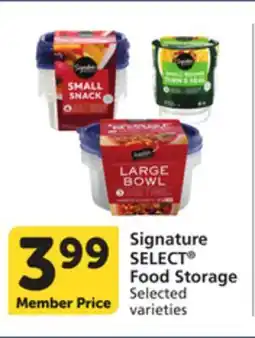 Pavilions Signature SELECT Food Storage offer