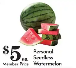 Pavilions Personal Seedless Watermelon offer