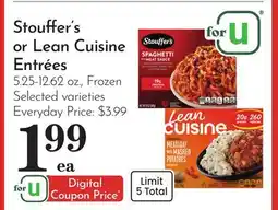 Pavilions Stouffer's or Lean Cuisine Entrées offer