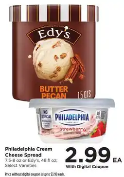 Food 4 Less Philadelphia Cream Cheese Spread offer