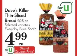 Pavilions Dave's Killer Thin-Sliced Bread offer