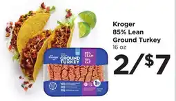 Food 4 Less Kroger 85% Lean Ground Turkey offer