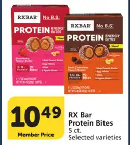 Pavilions RX Bar Protein Bites offer