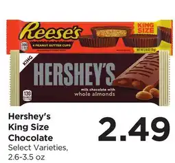 Food 4 Less Hershey's King Size Chocolate offer