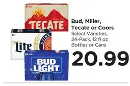 Food 4 Less Bud, Miller, Tecate or Coors offer