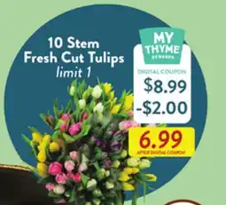 Fresh Thyme 10 Stem Fresh Cut Tulips offer