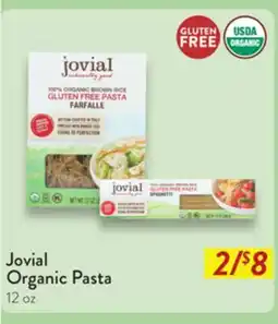 Fresh Thyme Jovial Organic Pasta offer