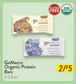 Fresh Thyme GoMacro Organic Protein Bars offer