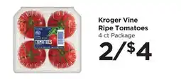 Food 4 Less Kroger Vine Ripe Tomatoes offer