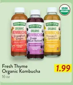 Fresh Thyme Fresh Thyme Organic Kombucha offer