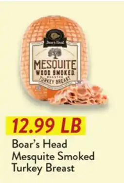 Fresh Thyme Boar's Head Mesquite Smoked Turkey Breast offer
