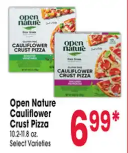 Jewel-Osco Open Nature Cauliflower Crust Pizza offer
