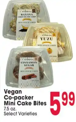 Jewel-Osco Vegan Co-packer Mini Cake Bites offer