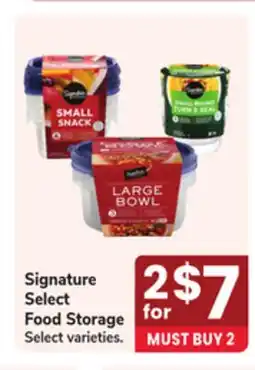 Jewel-Osco Signature Select Food Storage offer