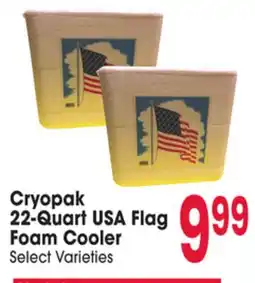 Jewel-Osco Cryopak 22-Quart USA Flag Foam Cooler offer
