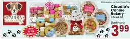 Jewel-Osco Claudia's Canine Bakery offer