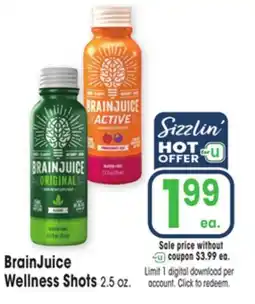 Jewel-Osco BrainJuice Wellness Shots offer