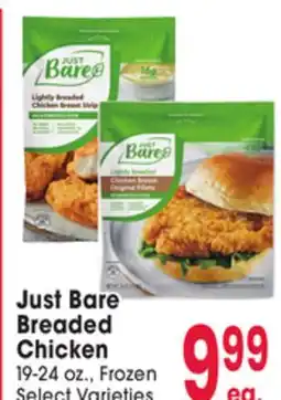 Jewel-Osco Just Bare Breaded Chicken offer