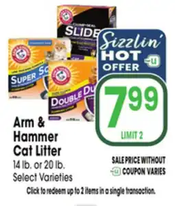 Jewel-Osco Arm & Hammer Cat Litter offer