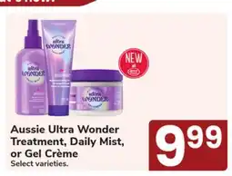 Jewel-Osco Aussie Ultra Wonder Treatment, Daily Mist, or Gel Crème offer