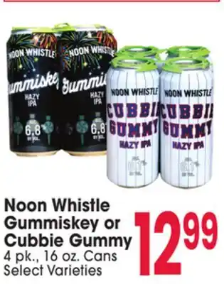 Jewel-Osco Noon Whistle Gummiskey or Cubbie Gummy offer