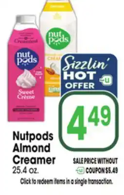 Jewel-Osco Nutpods Almond Creamer offer