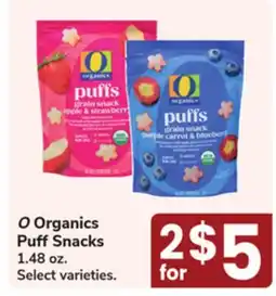 Jewel-Osco O Organics Puff Snacks offer