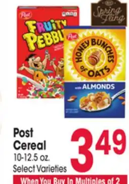 Jewel-Osco Post Cereal offer
