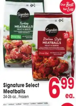 Jewel-Osco Signature Select Meatballs offer