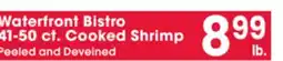 Jewel-Osco Waterfront Bistro 41-50 ct. Cooked Shrimp offer