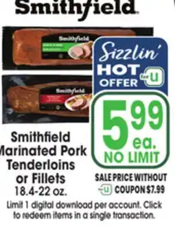 Jewel-Osco Smithfield Marinated Pork Tenderloins offer