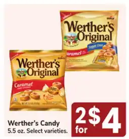 Jewel-Osco Werther's Candy offer