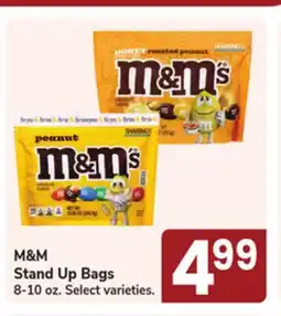 Jewel-Osco M&M Stand Up Bags offer