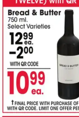 Jewel-Osco Bread & Butter offer