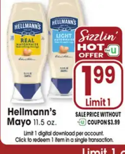 Jewel-Osco Hellmann's Mayo offer