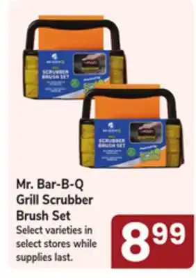 Jewel-Osco Mr. Bar-B-Q Grill Scrubber Brush Set offer