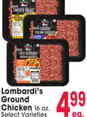 Jewel-Osco Lombardi's Ground Chicken offer