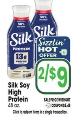 Jewel-Osco Silk Soy High Protein offer