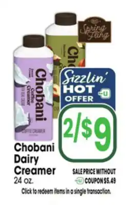 Jewel-Osco Chobani Dairy Creamer offer