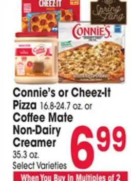 Jewel-Osco Connie's or Cheez-lt Pizza 16.8-24.7 oz. or Coffee Mate Non-Dairy Creamer 35.3 oz offer