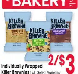 Jewel-Osco Individually Wrapped Killer Brownies offer