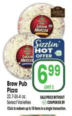 Jewel-Osco Brew Pub Pizza offer