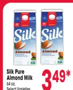 Jewel-Osco Silk Pure Almond Milk offer