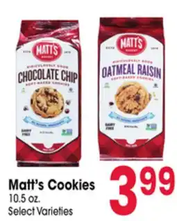 Jewel-Osco Matt's Cookies offer