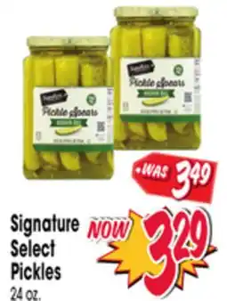Jewel-Osco Signature Select Pickles offer