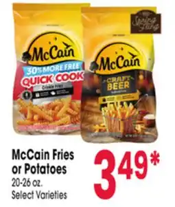Jewel-Osco McCain Fries or Potatoes offer